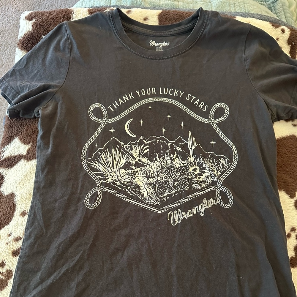 Wrangler Charcoal Graphic Tee
